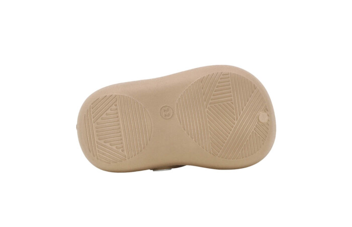 Monapicco Bebe EB-210 Yumurcak Fırfır Etiketli Cross Terlik Kapiçino - 3