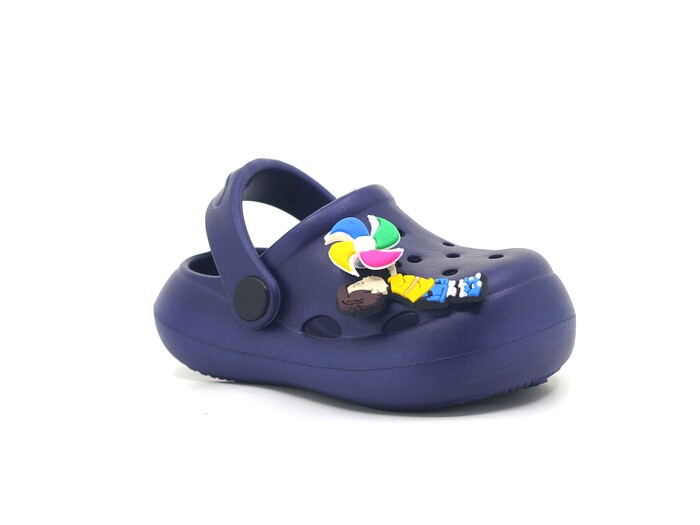 Monapicco Bebe EB-210 Yumurcak Fırfır Etiketli Cross Terlik Lacivert - 1