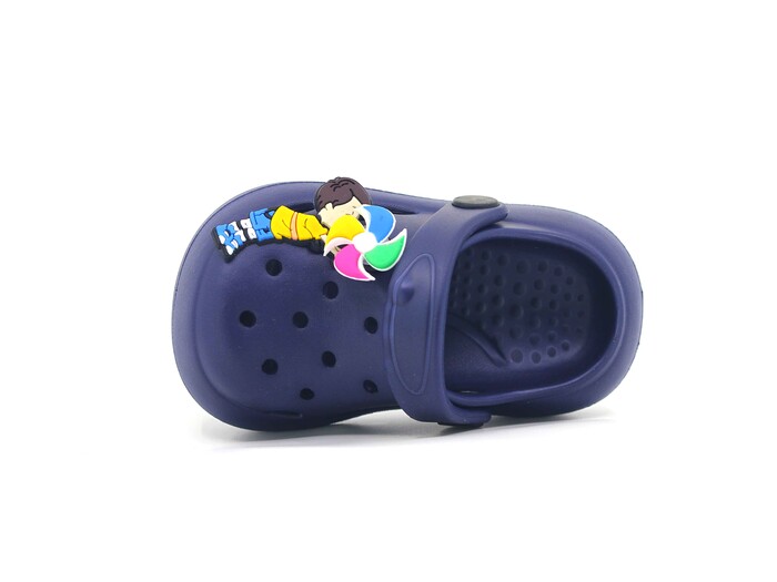 Monapicco Bebe EB-210 Yumurcak Fırfır Etiketli Cross Terlik Lacivert - Monapicco (1)