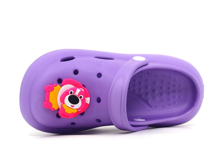 Monapicco Filet EF-210 Yumurcak Fırfır Etiketli Cross Terlik Lila - Monapicco (1)