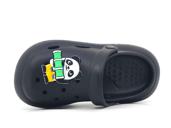 Monapicco Filet EF-210 Yumurcak Fırfır Etiketli Cross Terlik Siyah - Monapicco (1)