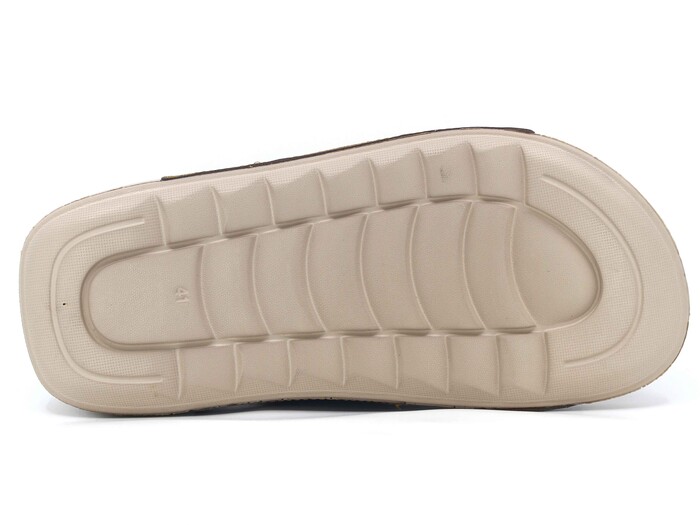 Monapicco Merdane Lapis Çift Toka Lux Eva Terlik Vizon - 3