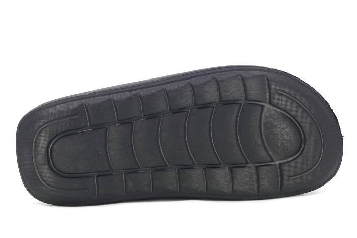 Monapicco Merdane Mercan Cırtlı Bantlı Lux Eva Terlik Siyah - 3