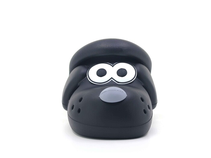 Monapicco Patik Doggy Camgöz Döngülü Lux Eva Terlik Siyah - Monapicco (1)