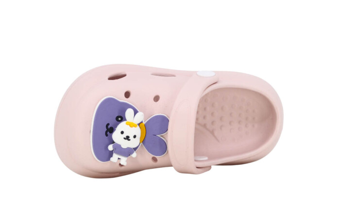 Monapicco Patik EP-210 Yumurcak Fırfır Etiketli Cross Terlik Pudra - 2