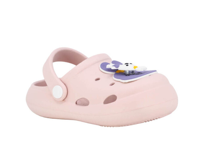 Monapicco Patik EP-210 Yumurcak Fırfır Etiketli Cross Terlik Pudra - 1