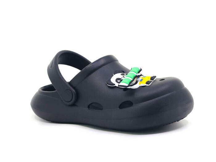 Monapicco Patik EP-210 Yumurcak Fırfır Etiketli Cross Terlik Siyah - 1