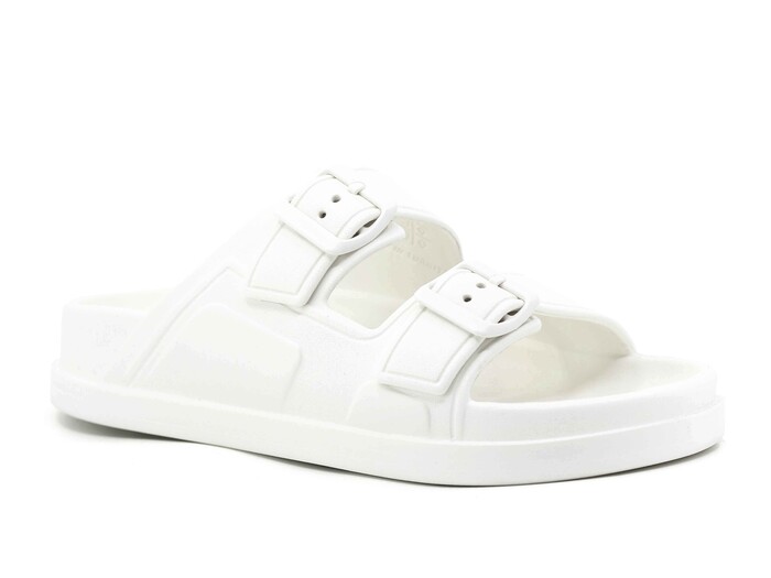 Monapicco Zenne Capri Klasik Çift Toka Lux Eva Terlik Ekru - 1