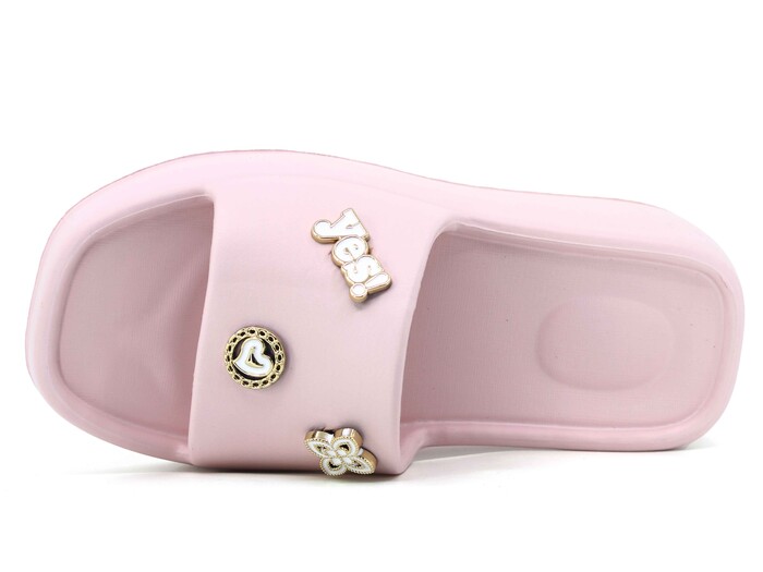 Monapicco Zenne Ego 3 Taşlı Lux Eva Terlik Pudra - Monapicco (1)