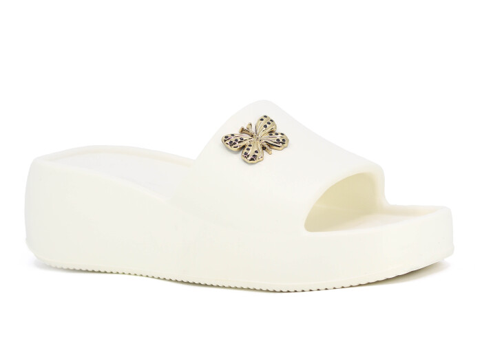 Monapicco Zenne Ego Kelebekli Lux Eva Terlik Bej 