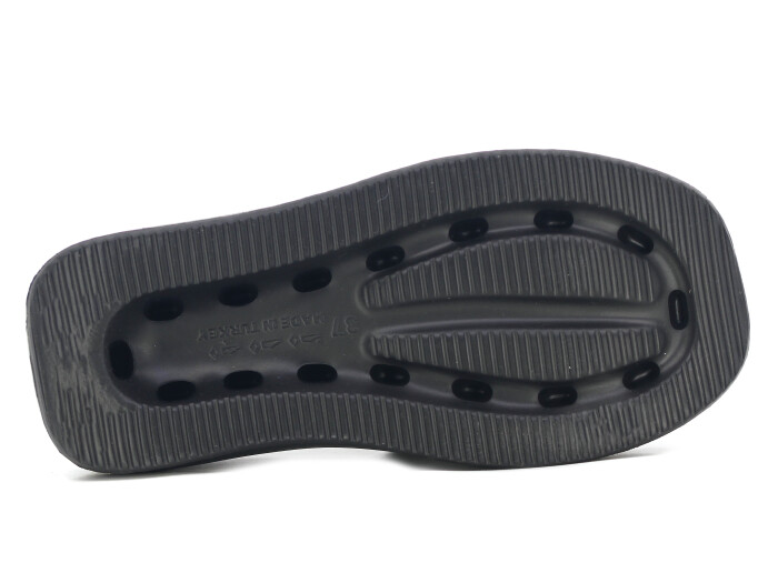 Monapicco Zenne Ego Kelebekli Lux Eva Terlik Siyah - 3