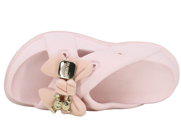 Monapicco Zenne İnci Fiyonk S01 Lux Eva Terlik Pudra - Monapicco (1)