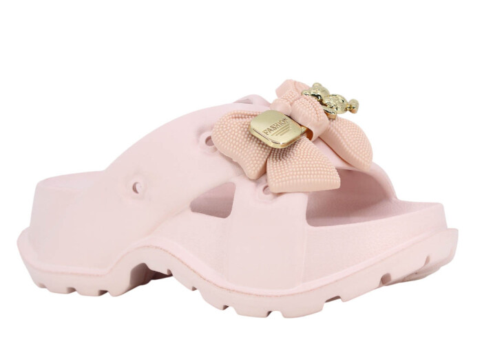 Monapicco Zenne İnci Fiyonk S01 Lux Eva Terlik Pudra - Monapicco