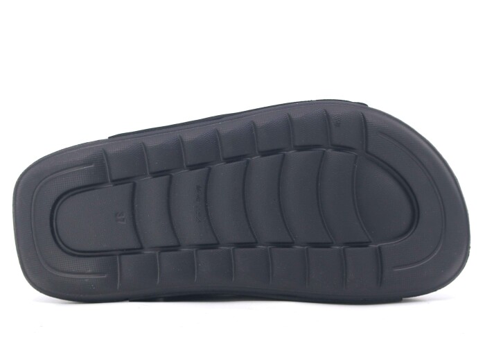 Monapicco Zenne Lapis Çift Bantlı Cırtlı Lux Eva Terlik Siyah - 3