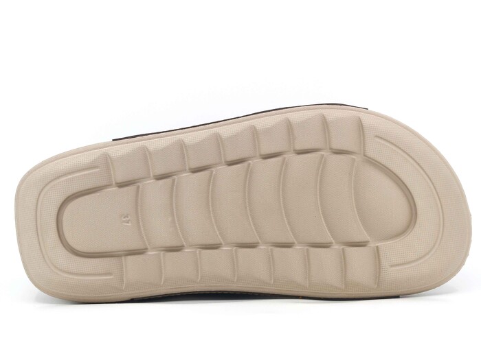 Monapicco Zenne Lapis Çift Toka Lux Eva Terlik Vizon - 3