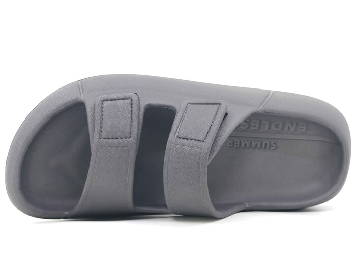 Monapicco Zenne Mercan Cırtlı Bantlı Lux Eva Terlik Füme - Monapicco (1)