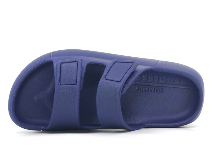 Monapicco Zenne Mercan Cırtlı Bantlı Lux Eva Terlik Lacivert - Monapicco (1)