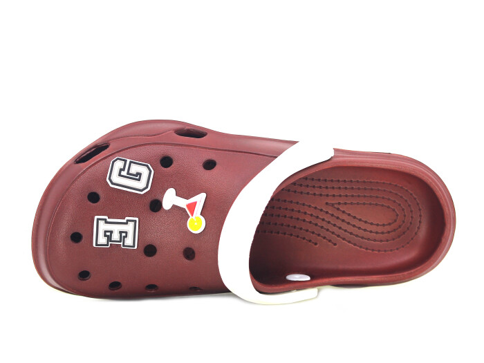 Monapicco Zenne Stella Cross Terlik Beyaz - Bordo - 2