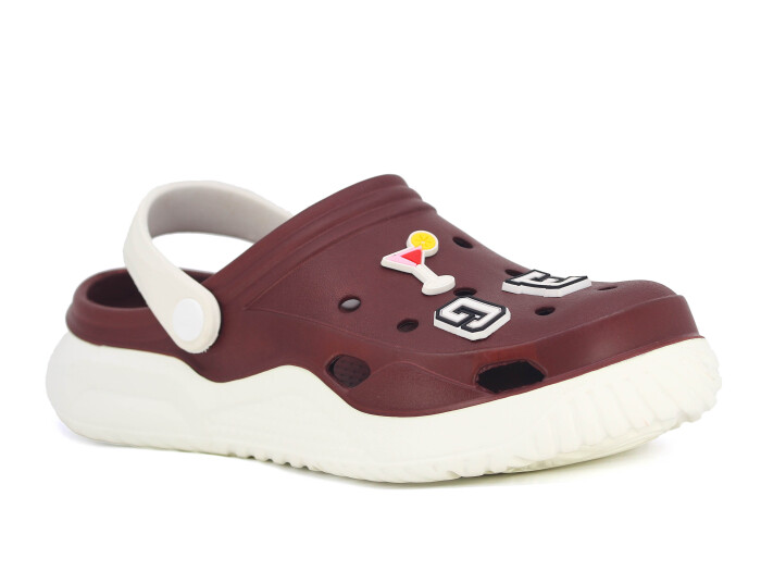 Monapicco Zenne Stella Cross Terlik Beyaz - Bordo - 1