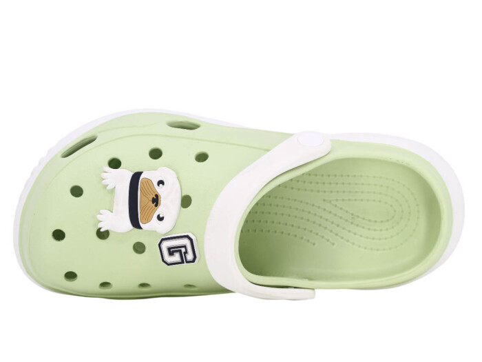 Monapicco Zenne Stella Cross Terlik Beyaz - Çağla Yeşili - Monapicco (1)