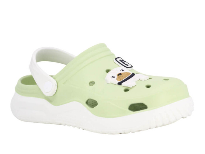 Monapicco Zenne Stella Cross Terlik Beyaz - Çağla Yeşili - 1