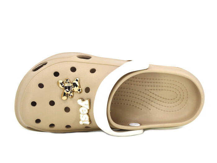 Monapicco Zenne Stella Cross Terlik Beyaz - Kapiçino - Monapicco (1)