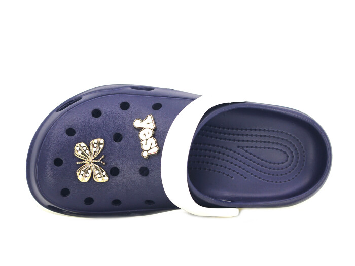 Monapicco Zenne Stella Cross Terlik Beyaz - Lacivert - Monapicco (1)