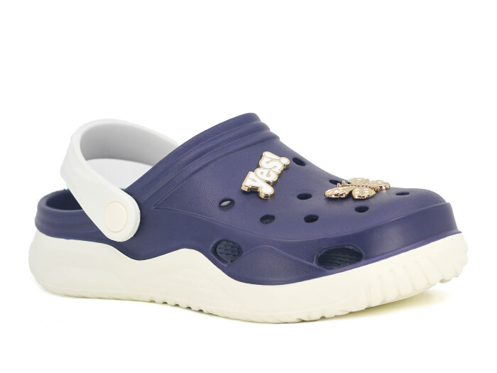 Monapicco Zenne Stella Cross Terlik Beyaz - Lacivert 