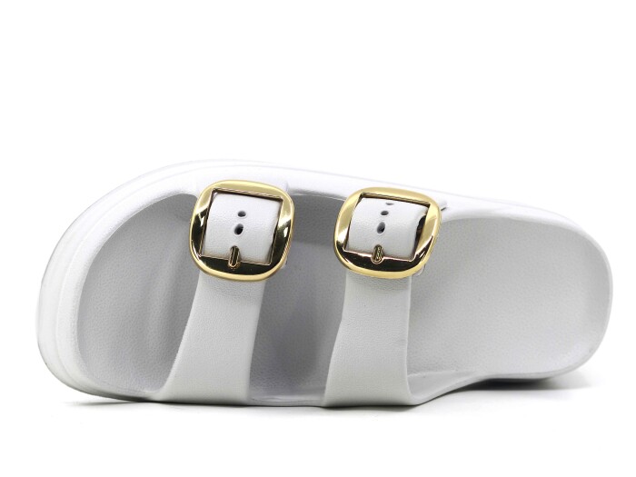 Monapicco Zenne Yakut RT-01 Çift Toka Lux Eva Terlik Gri - Monapicco (1)