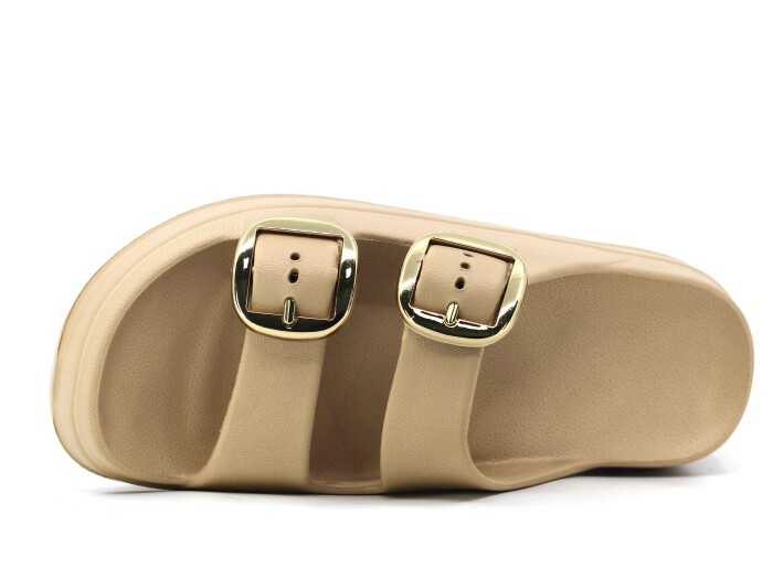 Monapicco Zenne Yakut RT-01 Çift Toka Lux Eva Terlik Vizon - Monapicco (1)