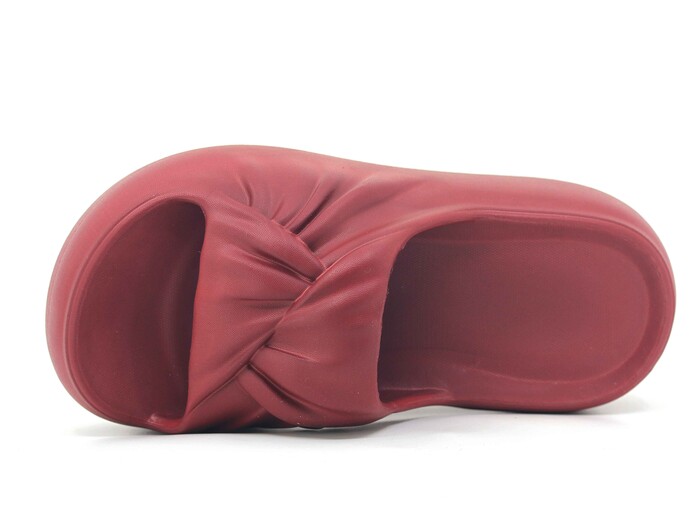 Monapicco Zenne Yeşim Büzgülü Lux Eva Terlik Bordo - Monapicco (1)