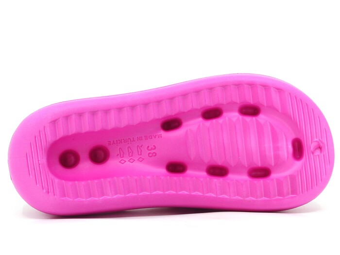 Monapicco Zenne Yeşim Büzgülü Lux Eva Terlik Fuşya - 3