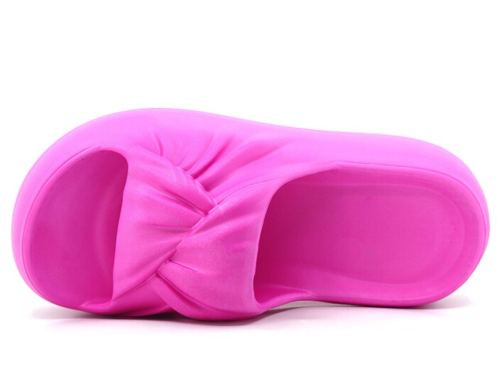 Monapicco Zenne Yeşim Büzgülü Lux Eva Terlik Fuşya - Monapicco (1)