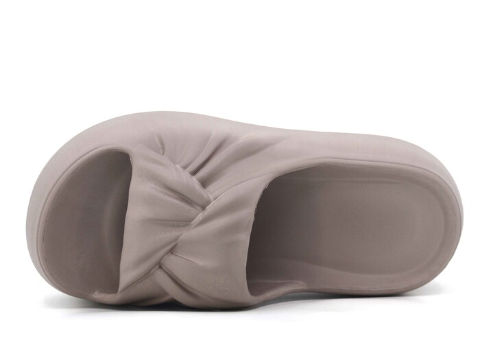 Monapicco Zenne Yeşim Büzgülü Lux Eva Terlik Vizon - Monapicco (1)