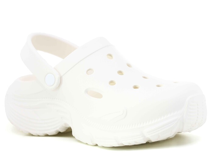 Monapicco Zenne Zümrüt Düz Eva Kutulu Cross Terlik Bej - Monapicco