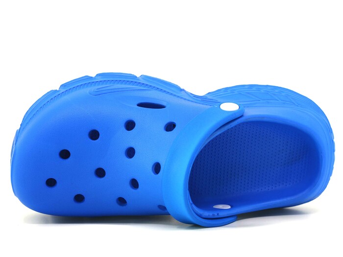 Monapicco Zenne Zümrüt Düz Eva Kutulu Cross Terlik Saks Mavi - 2