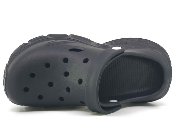 Monapicco Zenne Zümrüt Düz Eva Kutulu Cross Terlik Siyah - 2