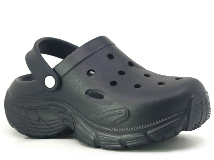 Monapicco Zenne Zümrüt Düz Eva Kutulu Cross Terlik Siyah 