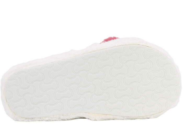 Motif Zenne 2025 Burnu Kapalı Fiyonk Ev Terliği Beyaz - Kırmızı - 3