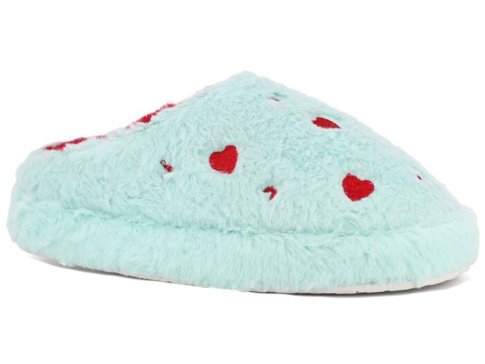 Motif Zenne 2025 Kapalı Kalpli Gondol Ev Terliği Mint Yeşili - Motif