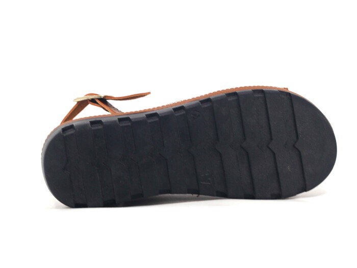 Motif Zenne Anne Geçmeli Sandalet Taba - 3