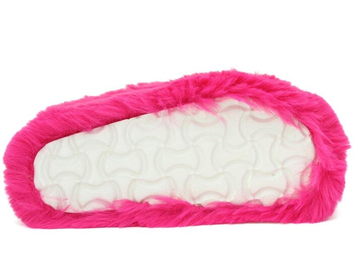 Motivo Zenne Peluşlu Açık Kışlık Ev Terliği Fuşya - 3
