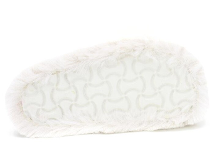 Motivo Zenne Peluşlu Açık Kışlık Ev Terliği Krem - 3