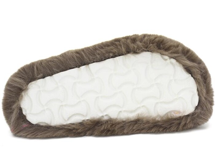 Motivo Zenne Peluşlu Açık Kışlık Ev Terliği Kül - 3