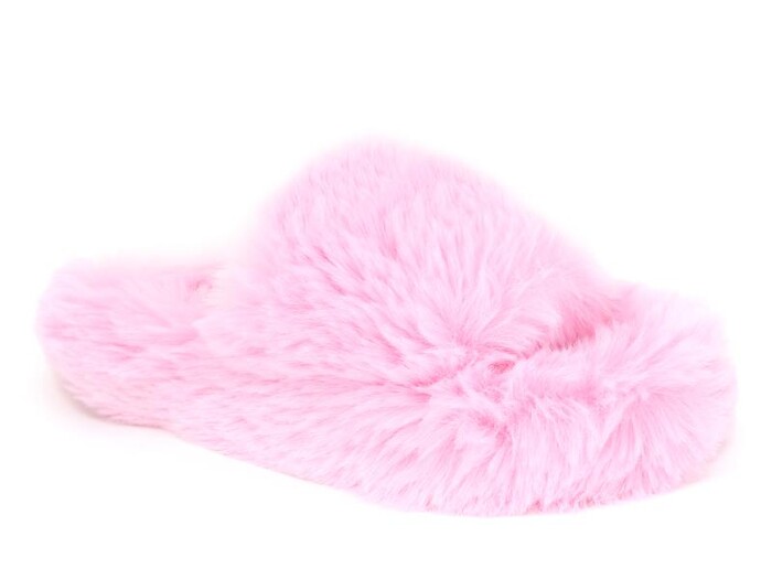 Motivo Zenne Peluşlu Açık Kışlık Ev Terliği Pembe 