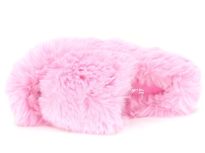 Motivo Zenne Peluşlu Açık Kışlık Ev Terliği Pembe - 2