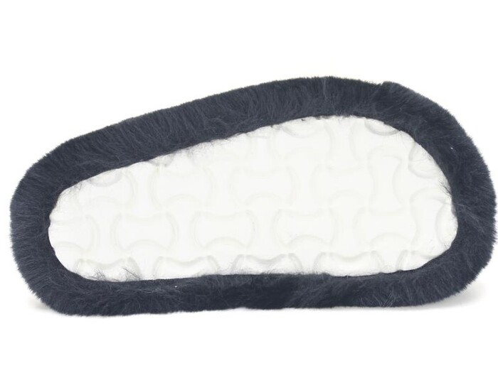 Motivo Zenne Peluşlu Açık Kışlık Ev Terliği Siyah - 3