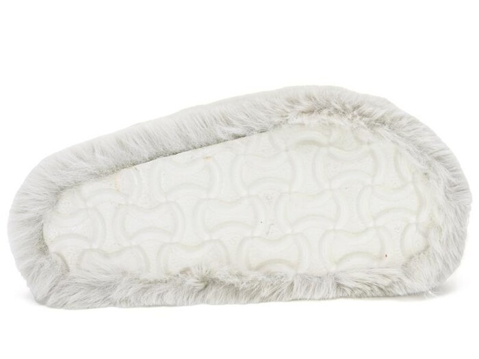 Motivo Zenne Peluşlu Açık Kışlık Ev Terliği Taş - 3