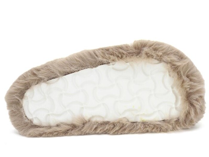 Motivo Zenne Peluşlu Açık Kışlık Ev Terliği Vizon - 3