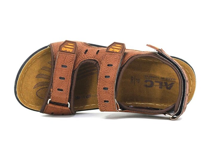 Mulex Garson 4201 Anoraklı Monta Sandalet Kahve - Mulex (1)